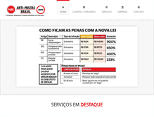 Tablet Screenshot of antimultasbrasil.com.br